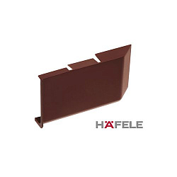 HAFELE Заглушка для навеса, правая, коричневый, RAL 8016